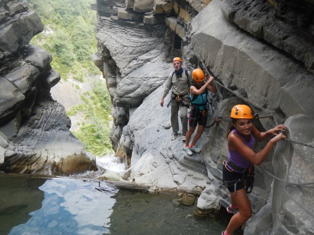 Vía Ferrata "Cascada de Sorrosal"