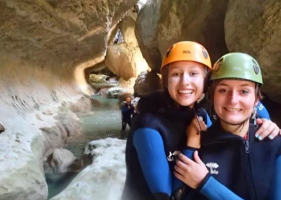 Grandes pulidos en el Cañón del Vero