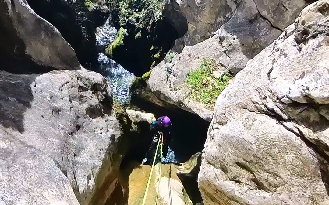 Barranco Fornocal en la Sierra de Guara
